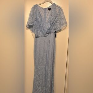 Lulu’s Baby Blue Lace Maxi Dress